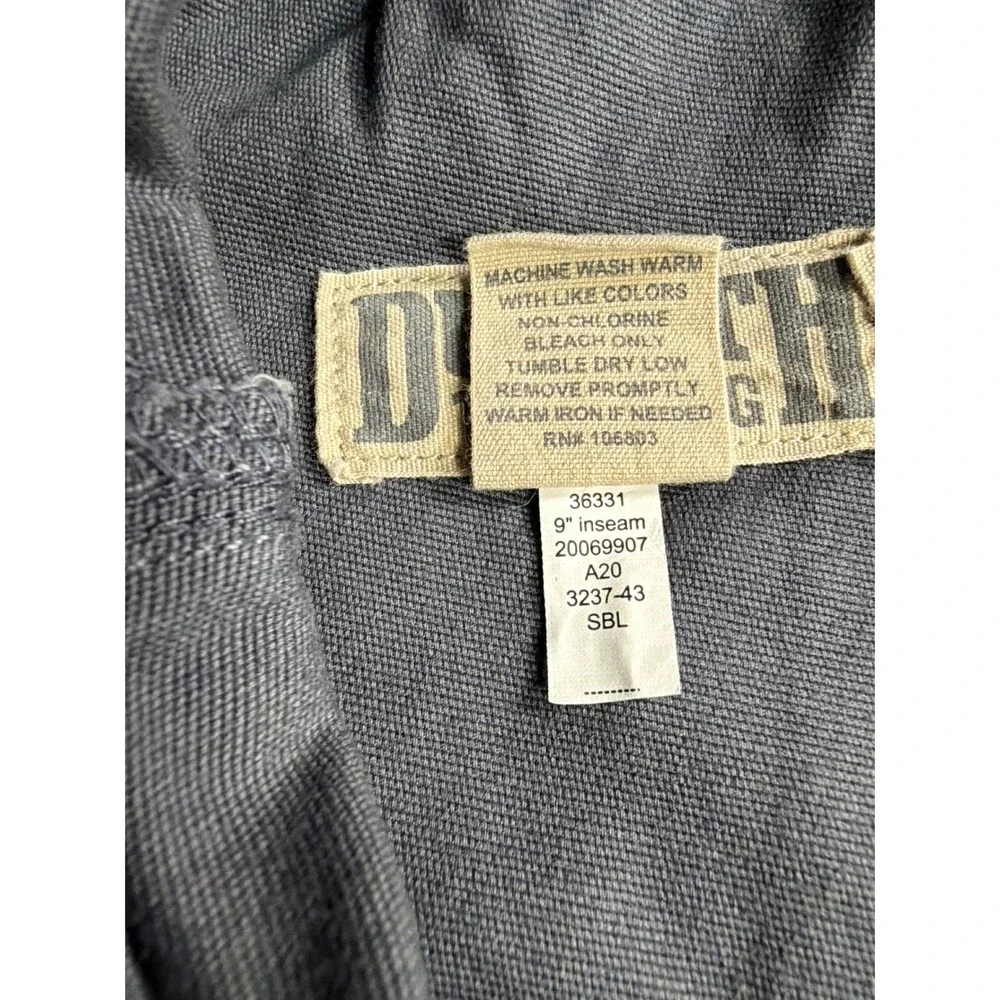 Duluth Trading Co Flex Fire Hose Cargo Relaxed Fit Cotton Gray Mens 48 Rugged
